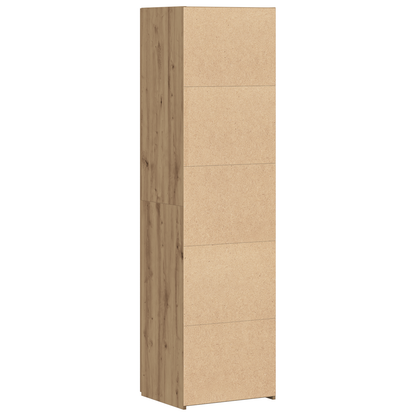 vidaXL Highboard 2 pcs chêne artisan 50 x 42,5 x 185 cm