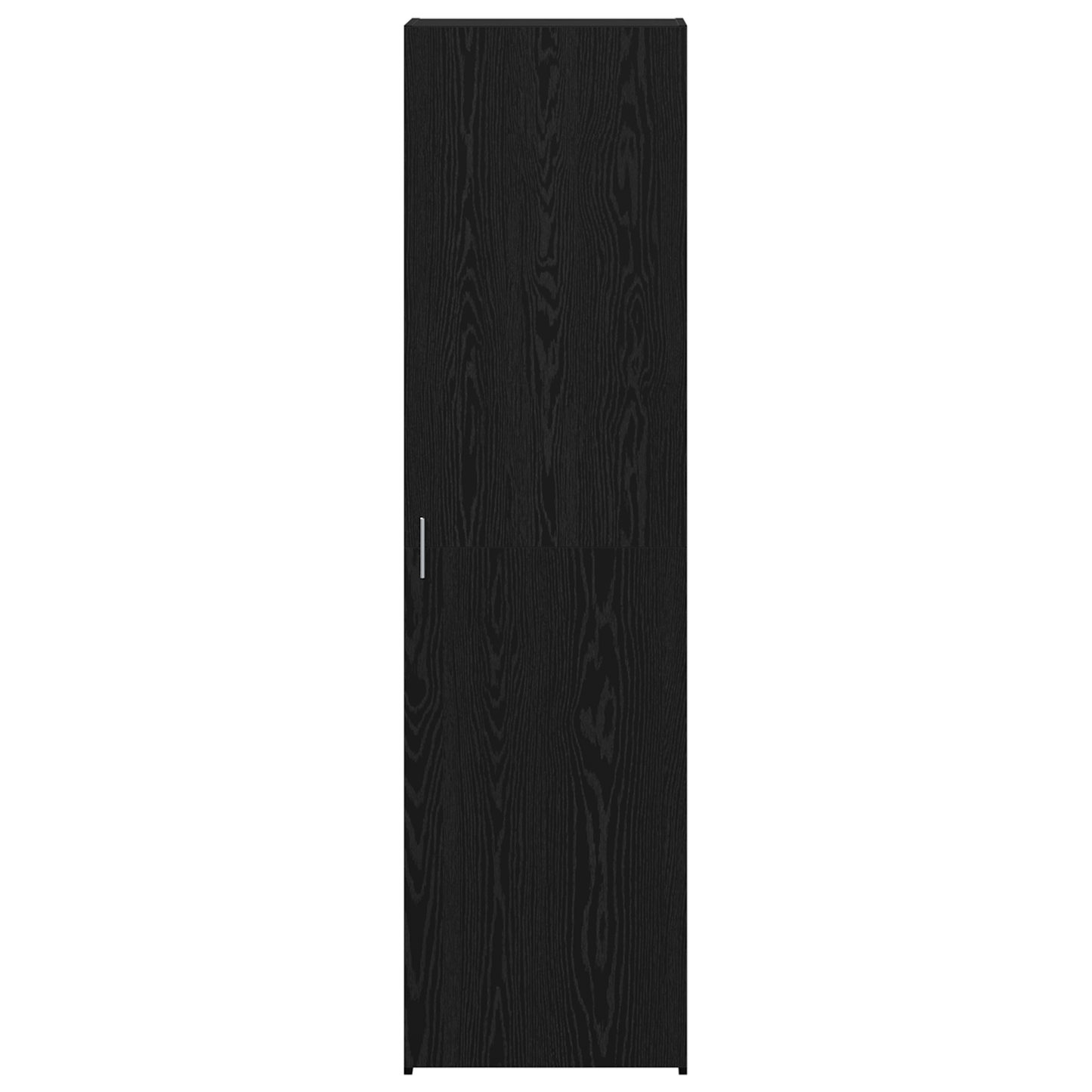 vidaXL Bahut haut 2 pcs noir aspect chêne 50 x 42,5 x 185 cm