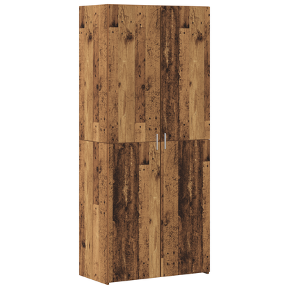 vidaXL Meuble haut 2 pcs bois de récupération 80 x 42 x 185 cm