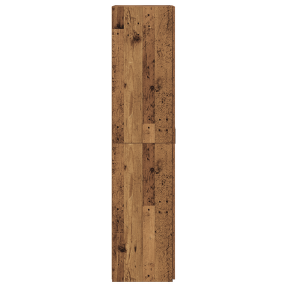 vidaXL Meuble haut 2 pcs bois de récupération 80 x 42 x 185 cm