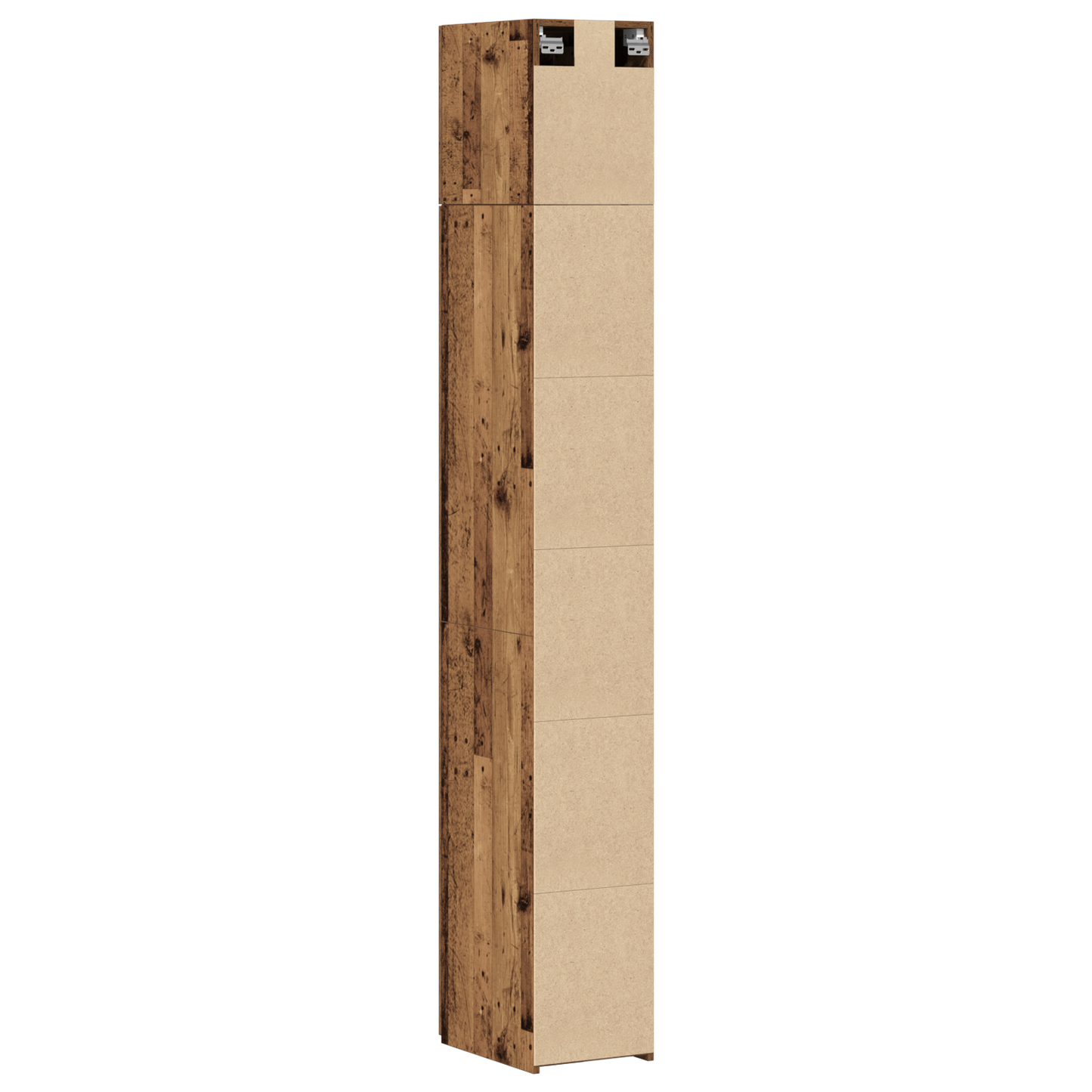 vidaXL Aufbewahrungsschrank 3 pcs Altholz 30 x 42,5 x 225 cm
