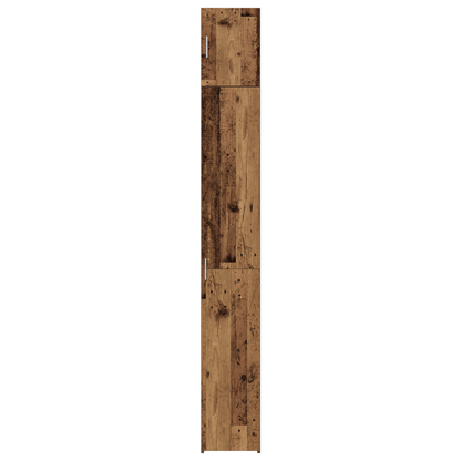 vidaXL Aufbewahrungsschrank 3 pcs Altholz 30 x 42,5 x 225 cm