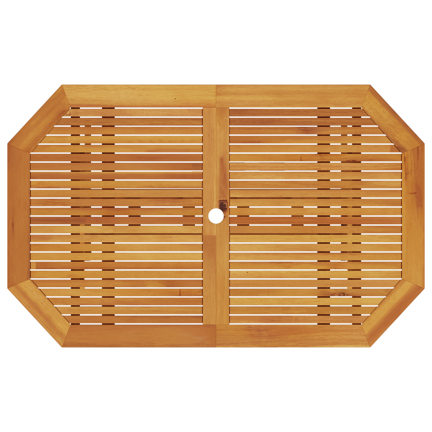 vidaXL Garten Essgruppe 5 pcs Braun Akazie Massivholz