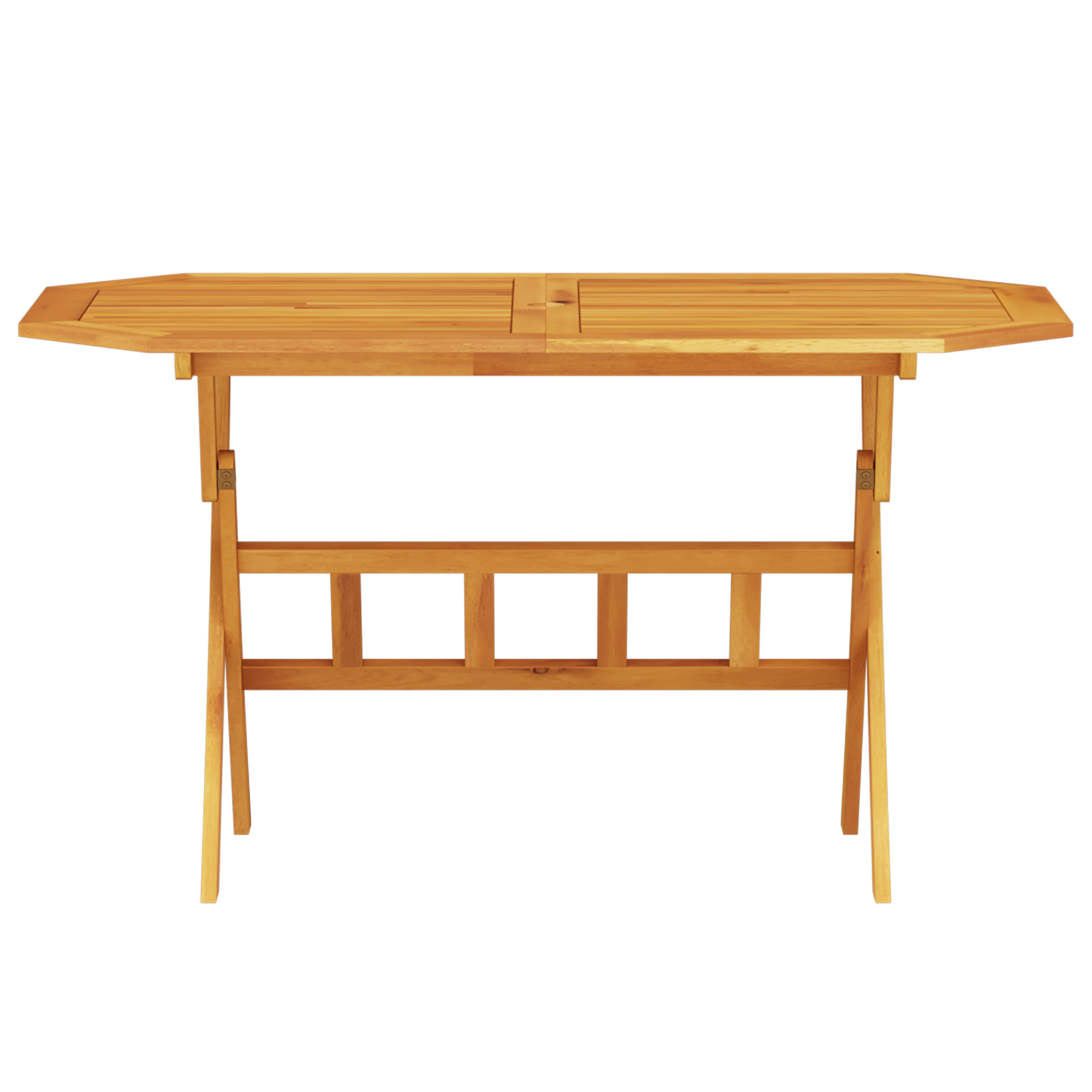 vidaXL Garten Essgruppe 7 pcs Braun Akazie Massivholz