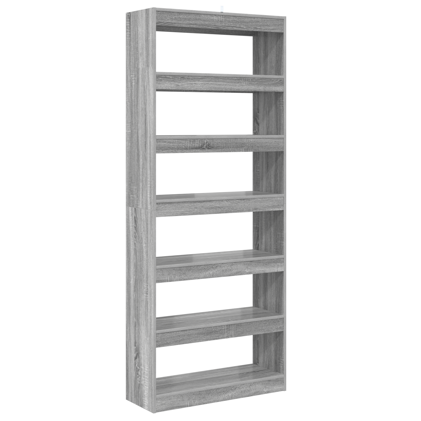 vidaXL Bücherregal Graues Sonoma 80 x 30 x 198 cm Holzwerkstoff