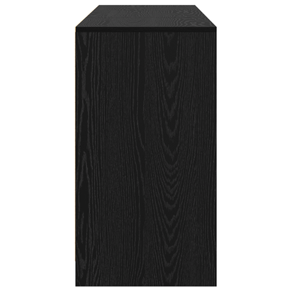 vidaXL Sideboard 3 pcs Schwarz Eichen-Optik 70 x 41 x 75 cm