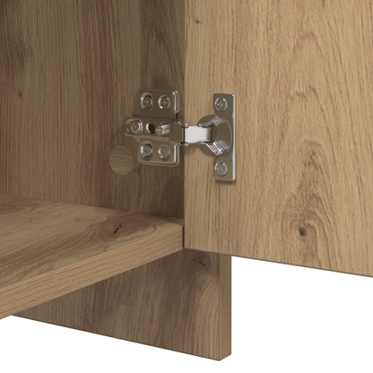 vidaXL Sideboard 2 pcs Artisan-Eiche 70 x 41 x 75 cm Holzwerkstoff
