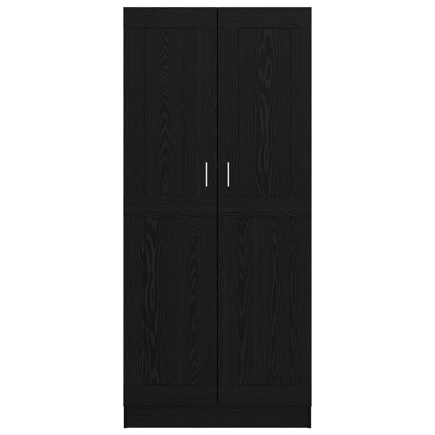 vidaXL Bücherregal Schwarz Eichen-Optik 82,5 x 30,5 x 185 cm