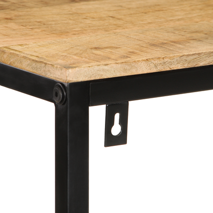 vidaXL Bücherregal 70 x 35 x 110 cm Massivholz Mango
