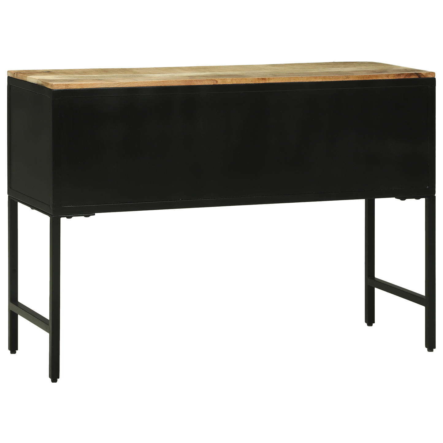 vidaXL Konsolentisch mit Tür Braun 100 x 35 x 70 cm massives Mangoholz