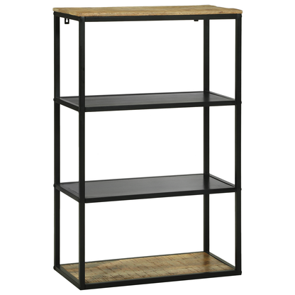 vidaXL Bücherregal 70 x 35 x 110 cm Massivholz Mango