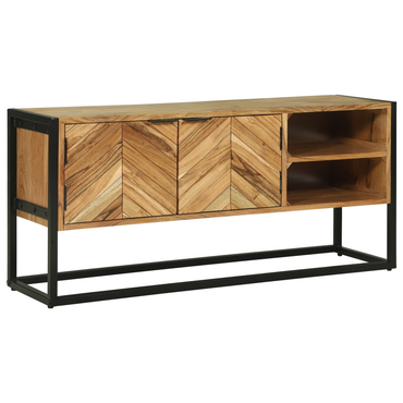 vidaXL TV-Schränk Braun 110 x 30 x 50 cm Massivholz Akazie