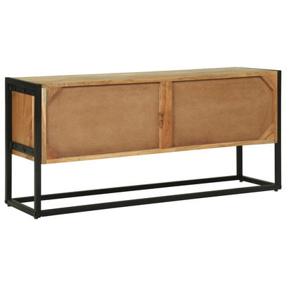 vidaXL TV-Schränk Braun 110 x 30 x 50 cm Massivholz Akazie