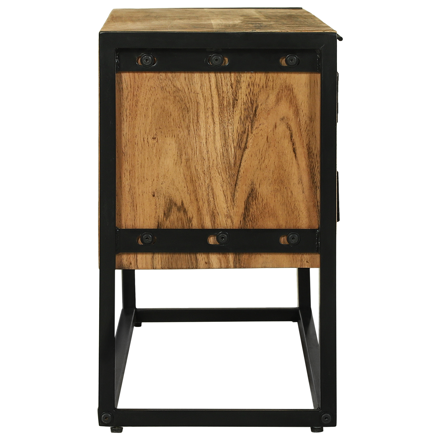 vidaXL TV-Schränk Braun 110 x 30 x 50 cm Massivholz Akazie