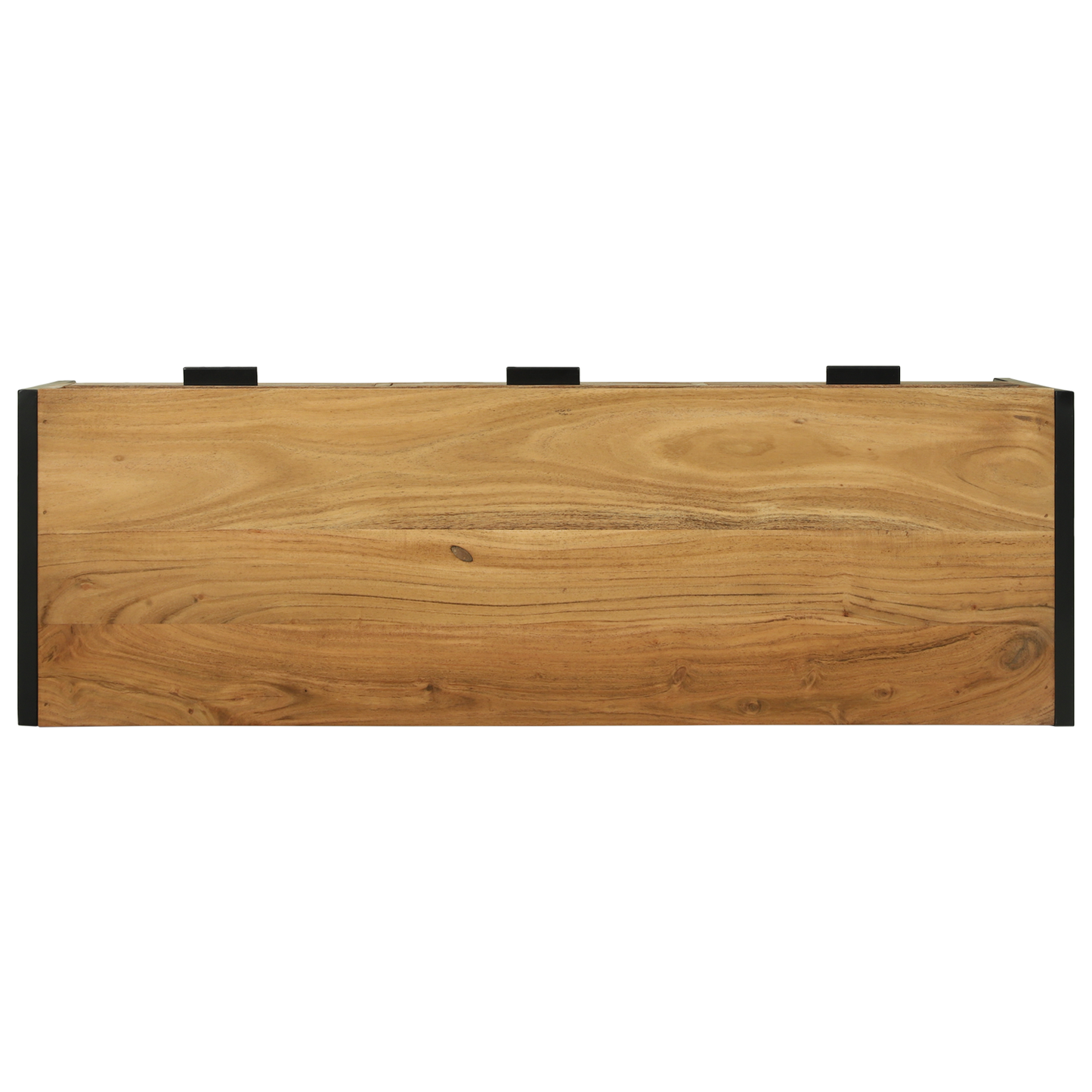 vidaXL Meuble TV marron 100 x 35 x 50 cm Bois d'acacia massif