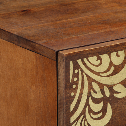 vidaXL Sideboard Braun 60 x 33 x 75 cm Massivholz Mango
