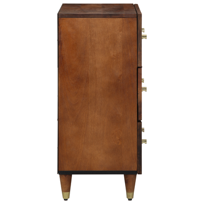vidaXL Sideboard Braun 60 x 33 x 75 cm Massivholz Mango