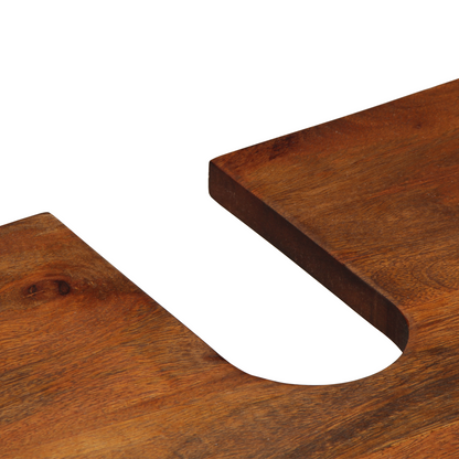 vidaXL Waschbeckenunterschrank mit Speicher Honigbraun 62 x 33 x 58 cm