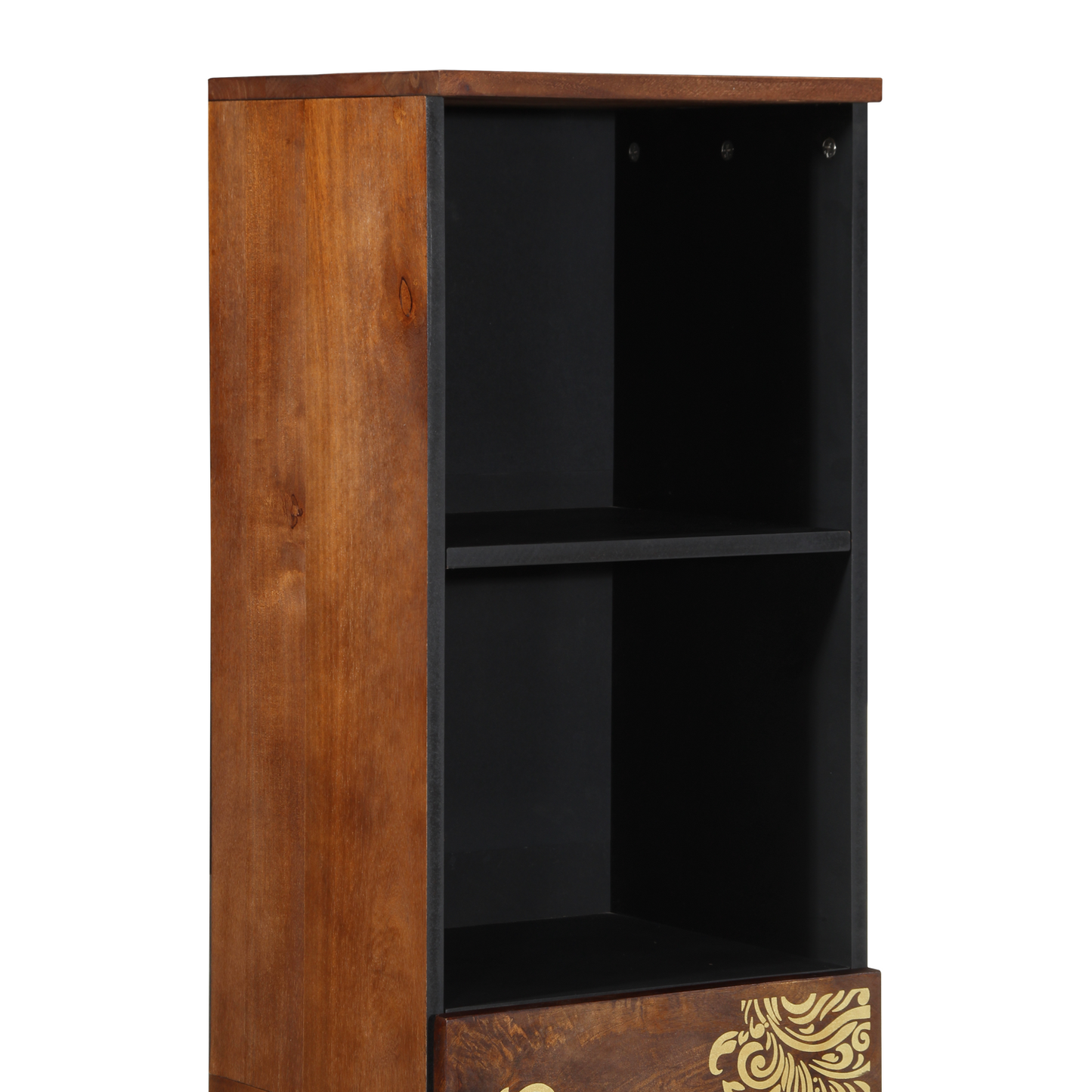vidaXL Badezimmerschrank Honigbraun 38 x 33 x 160 cm Massivholz Mango