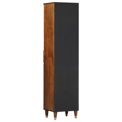 vidaXL Badezimmerschrank Honigbraun 38 x 33 x 160 cm Massivholz Mango