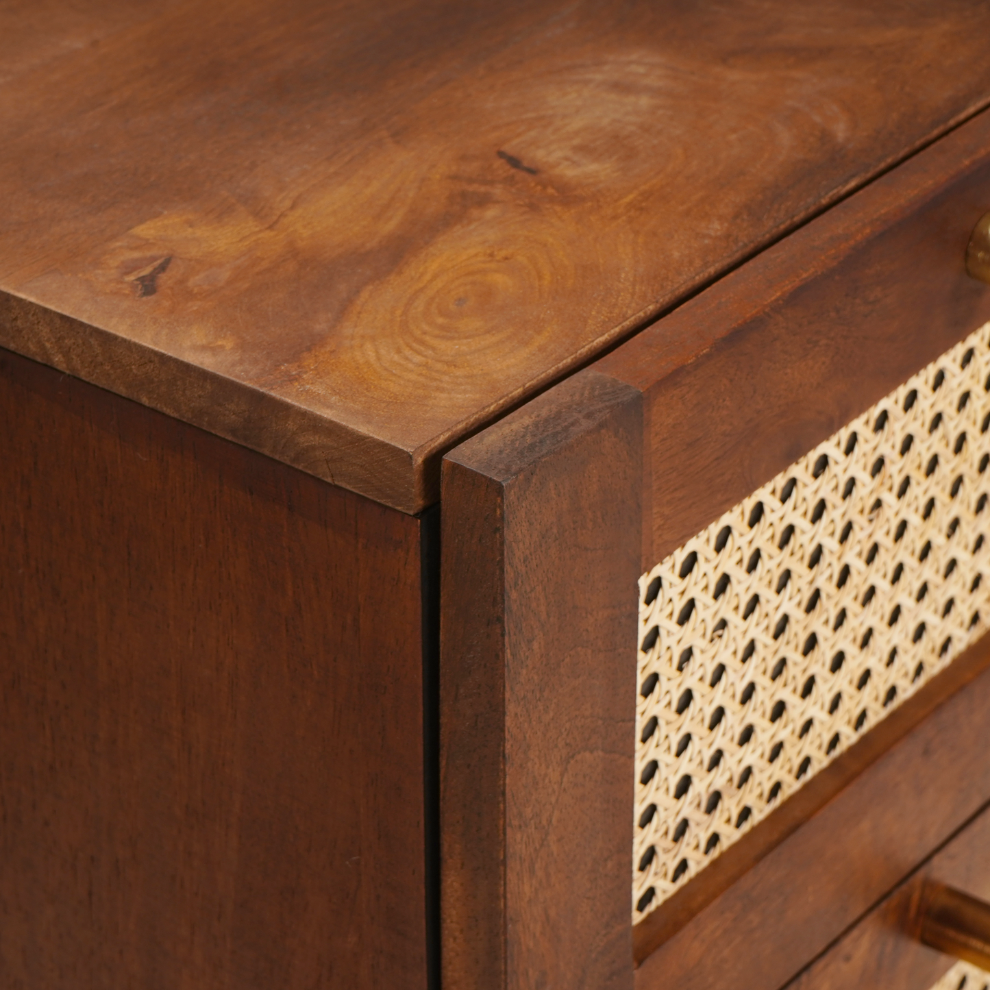vidaXL Sideboard Braun 40 x 33,5 x 75 cm Massivholz Mango