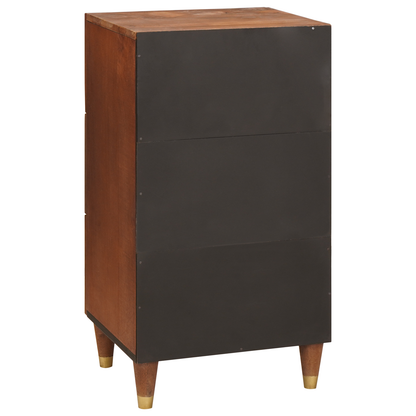 vidaXL Sideboard Braun 40 x 33,5 x 75 cm Massivholz Mango