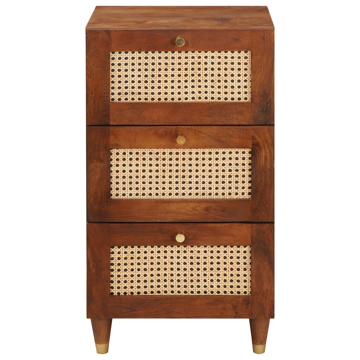 vidaXL Sideboard Braun 40 x 33,5 x 75 cm Massivholz Mango