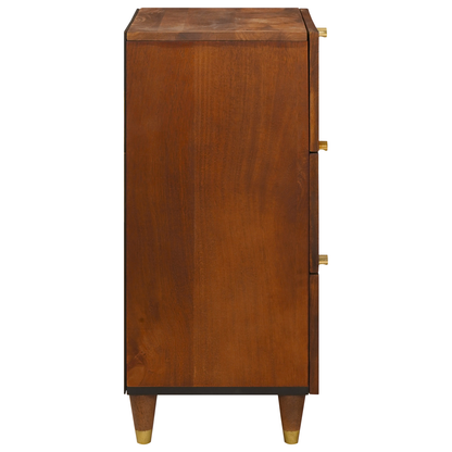 vidaXL Sideboard Braun 40 x 33,5 x 75 cm Massivholz Mango