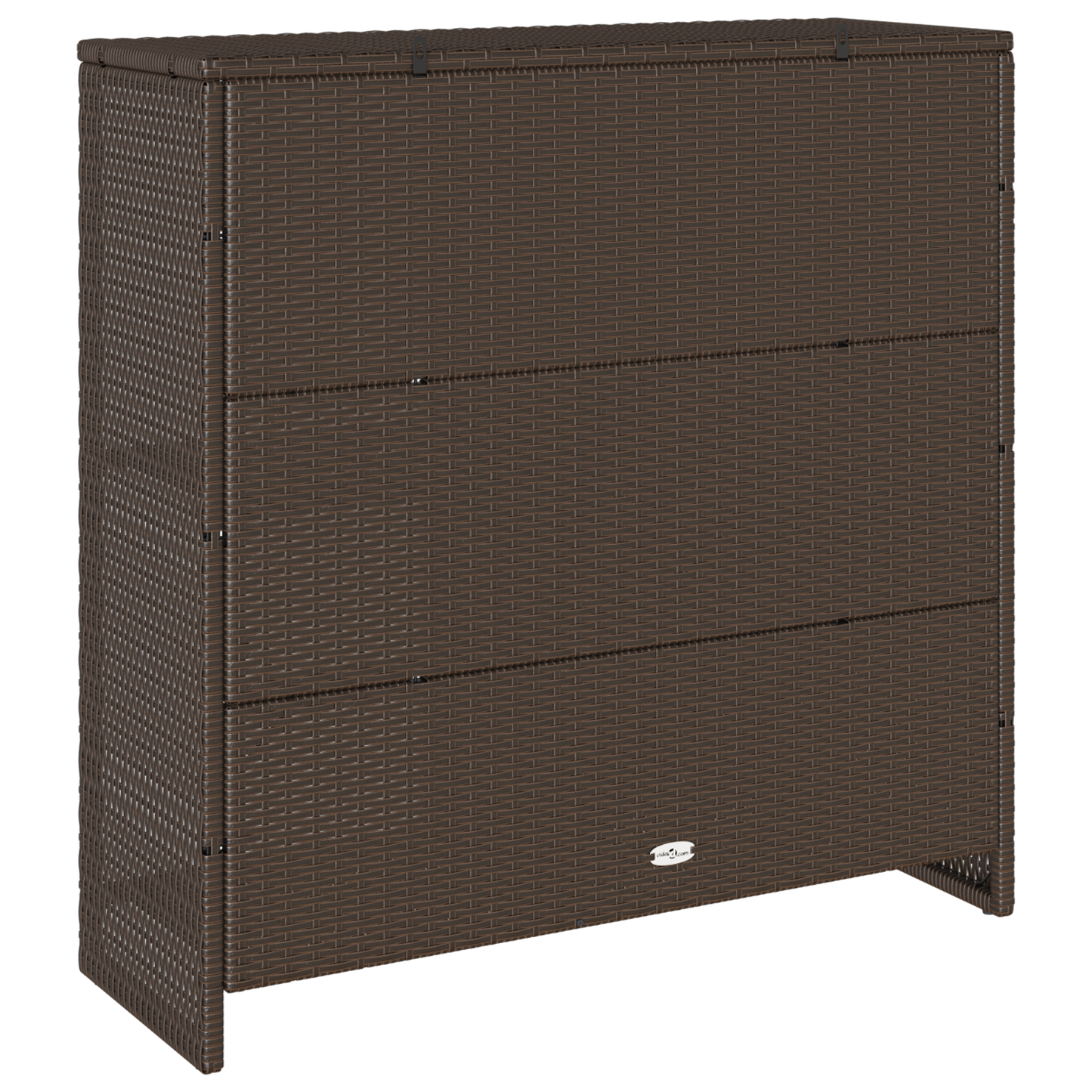 vidaXL Aufbewahrungsschrank mit Regal Braun 100 x 36 x 102 cm Rattan