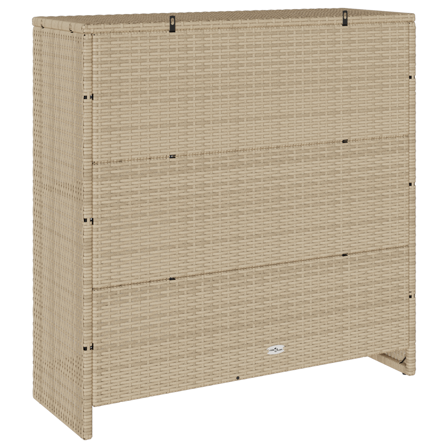 vidaXL Aufbewahrungsschrank mit Regal Beige 100 x 36 x 102 cm Rattan