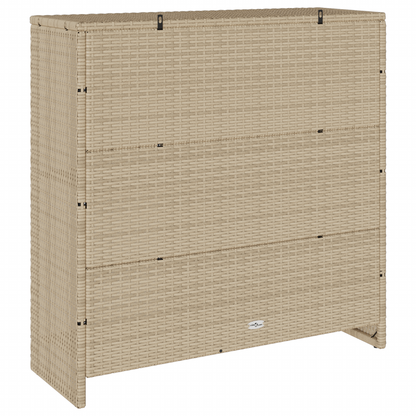 vidaXL Aufbewahrungsschrank mit Regal Beige 100 x 36 x 102 cm Rattan