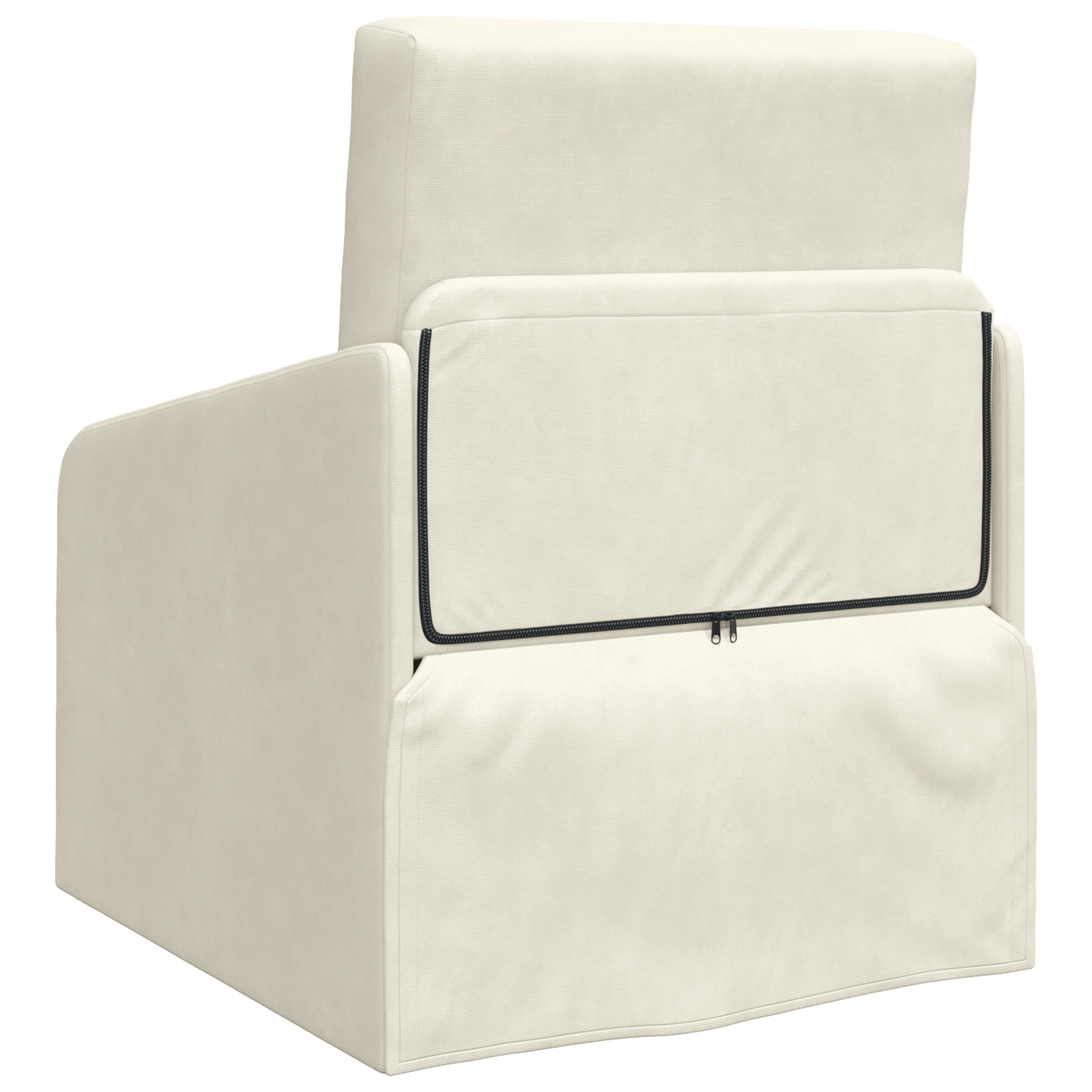 Schlafsofa Creme 65 x 80 x 83 cm Samt