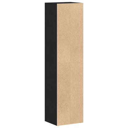 vidaXL | Bücherregal | Schwarz Eichen-Optik 36 x 30 x 143 cm Holzwerkstoff