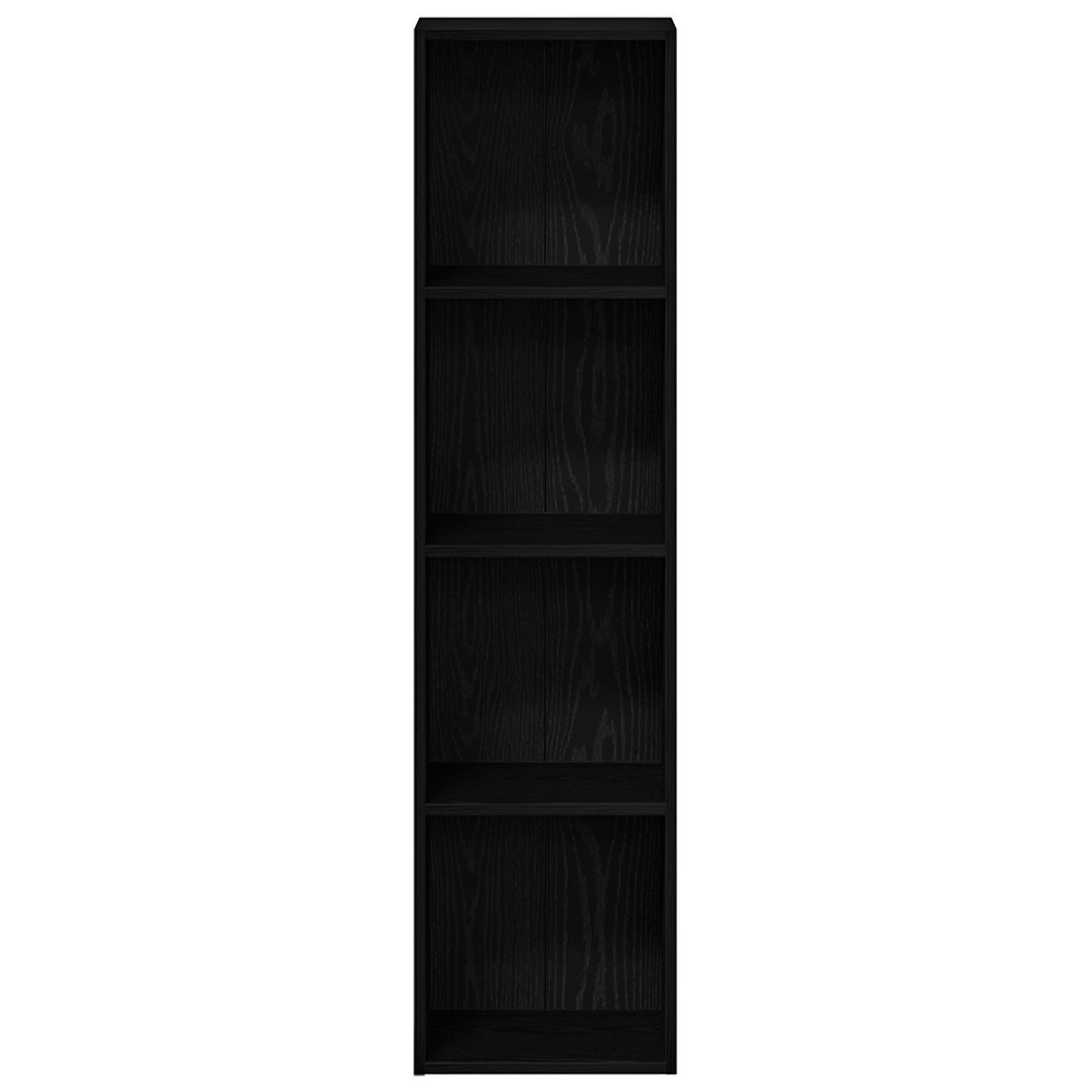 vidaXL | Bücherregal | Schwarz Eichen-Optik 36 x 30 x 143 cm Holzwerkstoff