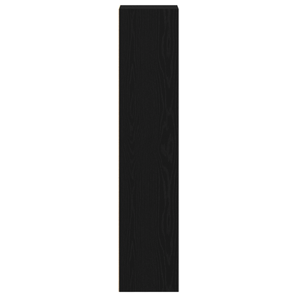 vidaXL | Bücherregal | Schwarz Eichen-Optik 36 x 30 x 143 cm Holzwerkstoff