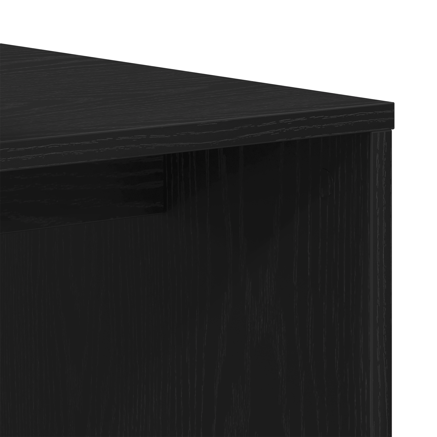 vidaXL Satztische Schwarz Eichen-Optik 100 x 48 x 40 cm Holzwerkstoff