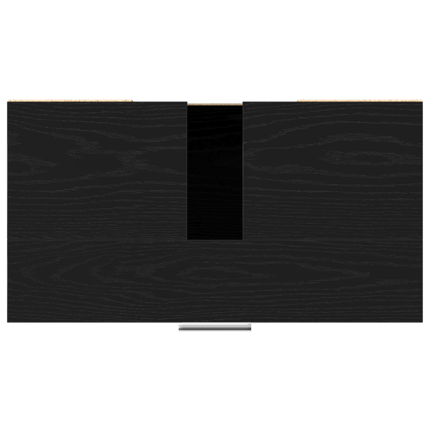 vidaXL Badezimmerschrank mit Tür Schwarz Eichen-Optik 60 x 32 x 54 cm