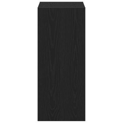 vidaXL Bücherregal Schwarz Eichen-Optik 40 x 30 x 71,5 cm