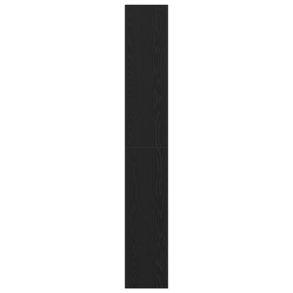 vidaXL Bücherregal Schwarz Eichen-Optik 40 x 30 x 198 cm Holzwerkstoff