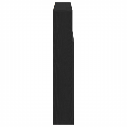 vidaXL Kopfteil Schrank Schwarz Eichen-Optik 200 x 19 x 103,5 cm