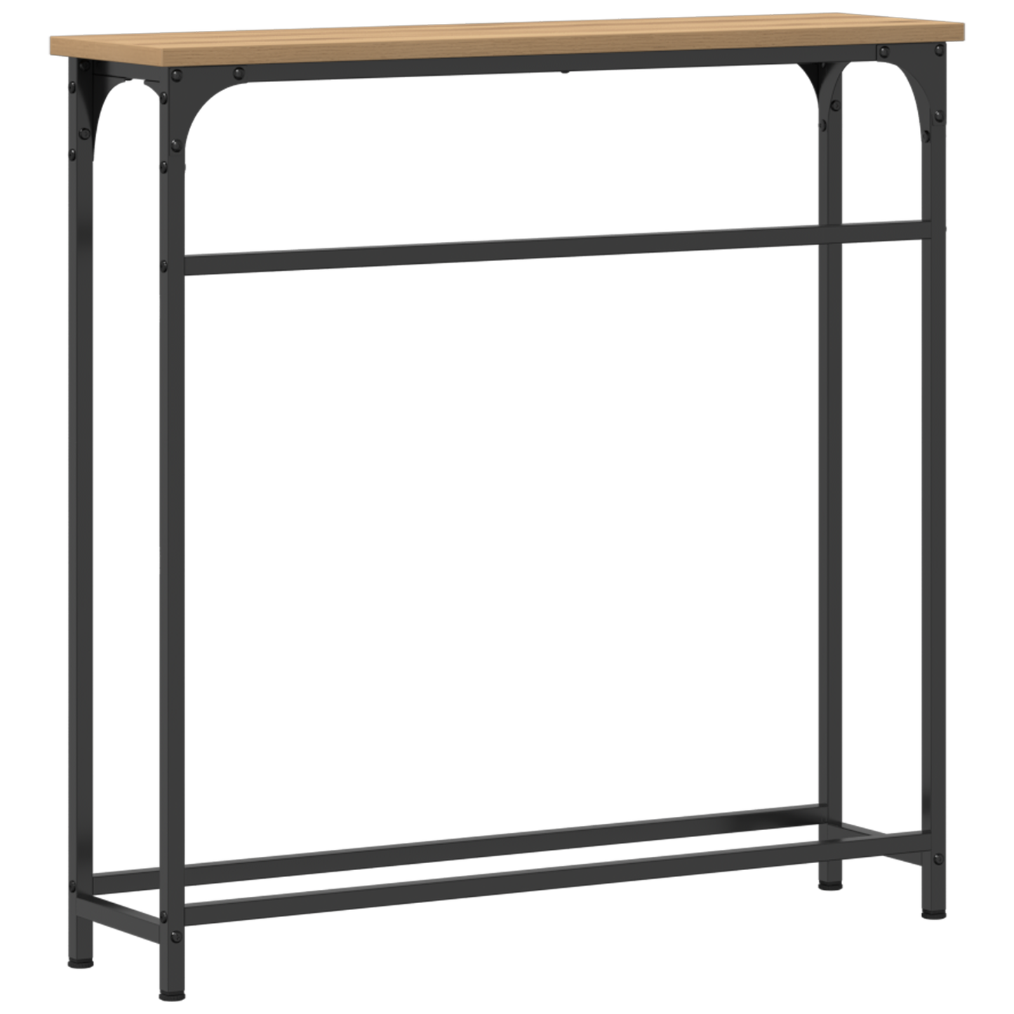 vidaXL Konsolentisch Artisan-Eiche 75 x 19,5 x 75 cm Holzwerkstoff