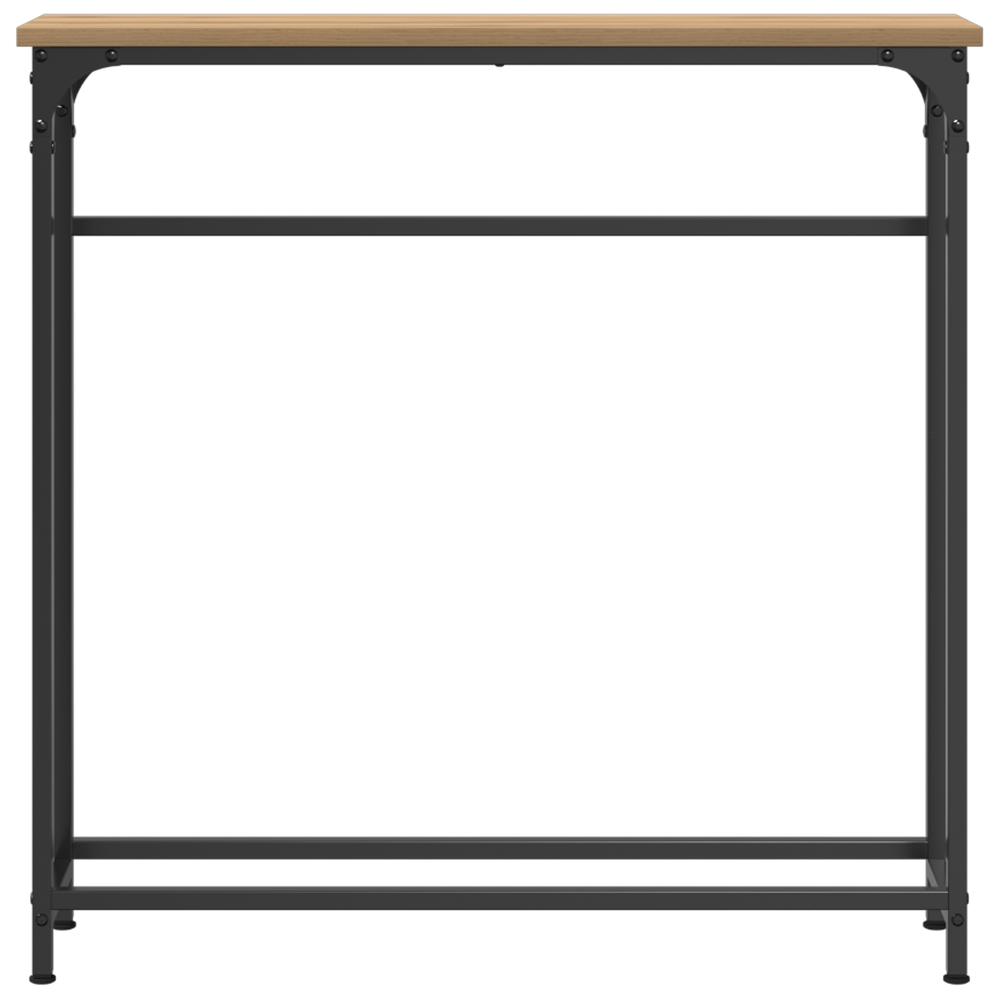 vidaXL Konsolentisch Artisan-Eiche 75 x 19,5 x 75 cm Holzwerkstoff