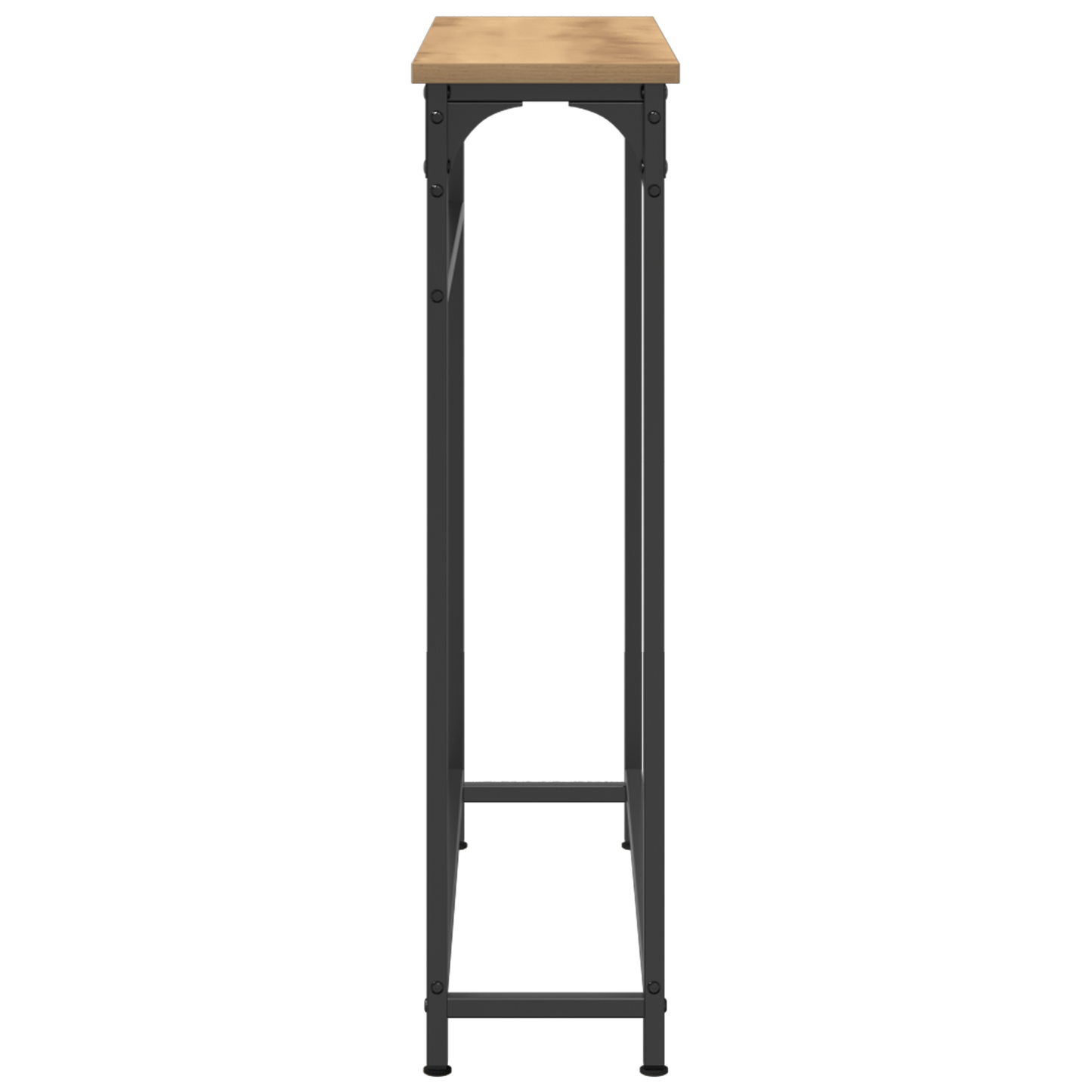 vidaXL Konsolentisch Artisan-Eiche 75 x 19,5 x 75 cm Holzwerkstoff