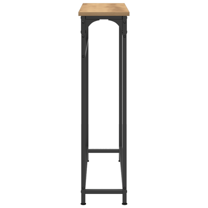 vidaXL Konsolentisch Artisan-Eiche 75 x 19,5 x 75 cm Holzwerkstoff