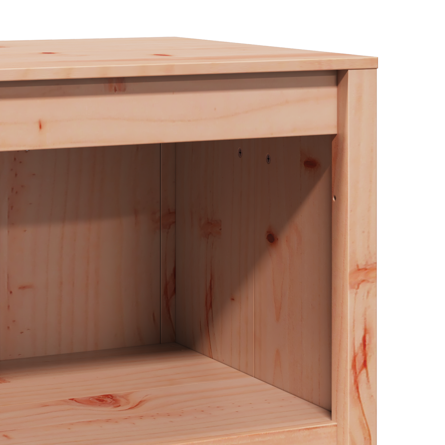 vidaXL Küchenschrank mit Regal Braun Eichen-Optik 106 x 55 x 92 cm