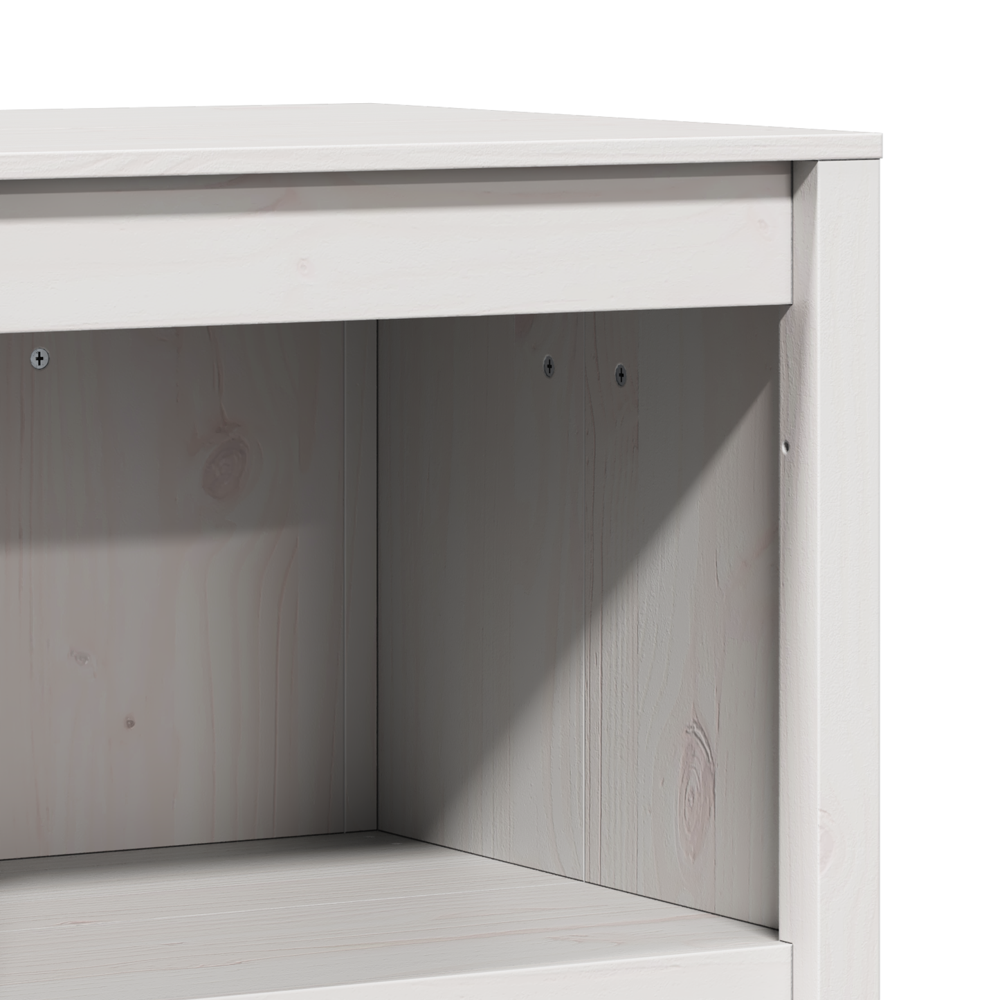 vidaXL Küchenschrank Weiß 55 x 55 x 92 cm Massives Kiefernholz