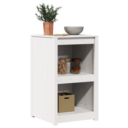 vidaXL Küchenschrank Weiß 55 x 55 x 92 cm Massives Kiefernholz