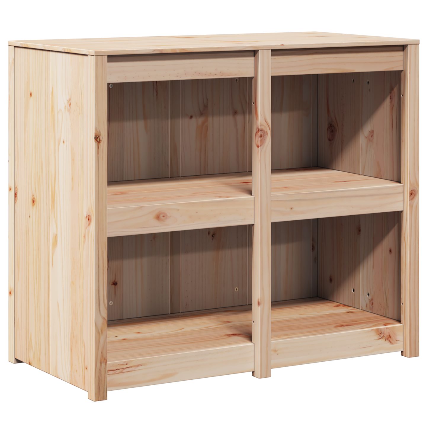 vidaXL Küchenschrank mit Regal Braun Eichen-Optik 106 x 55 x 92 cm
