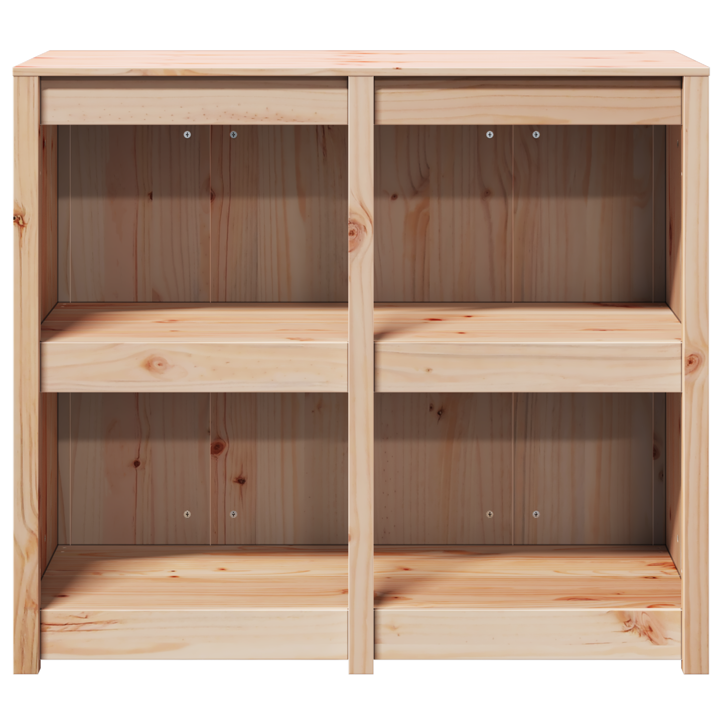 vidaXL Küchenschrank mit Regal Braun Eichen-Optik 106 x 55 x 92 cm