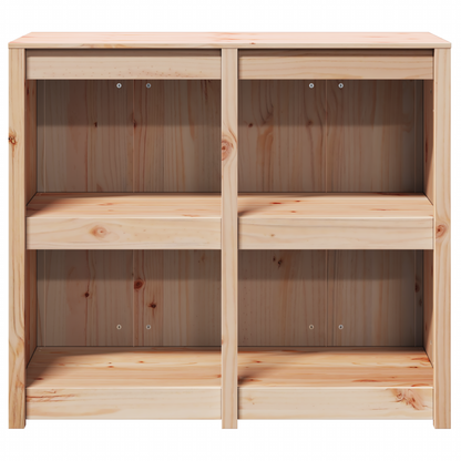 vidaXL Küchenschrank mit Regal Braun Eichen-Optik 106 x 55 x 92 cm